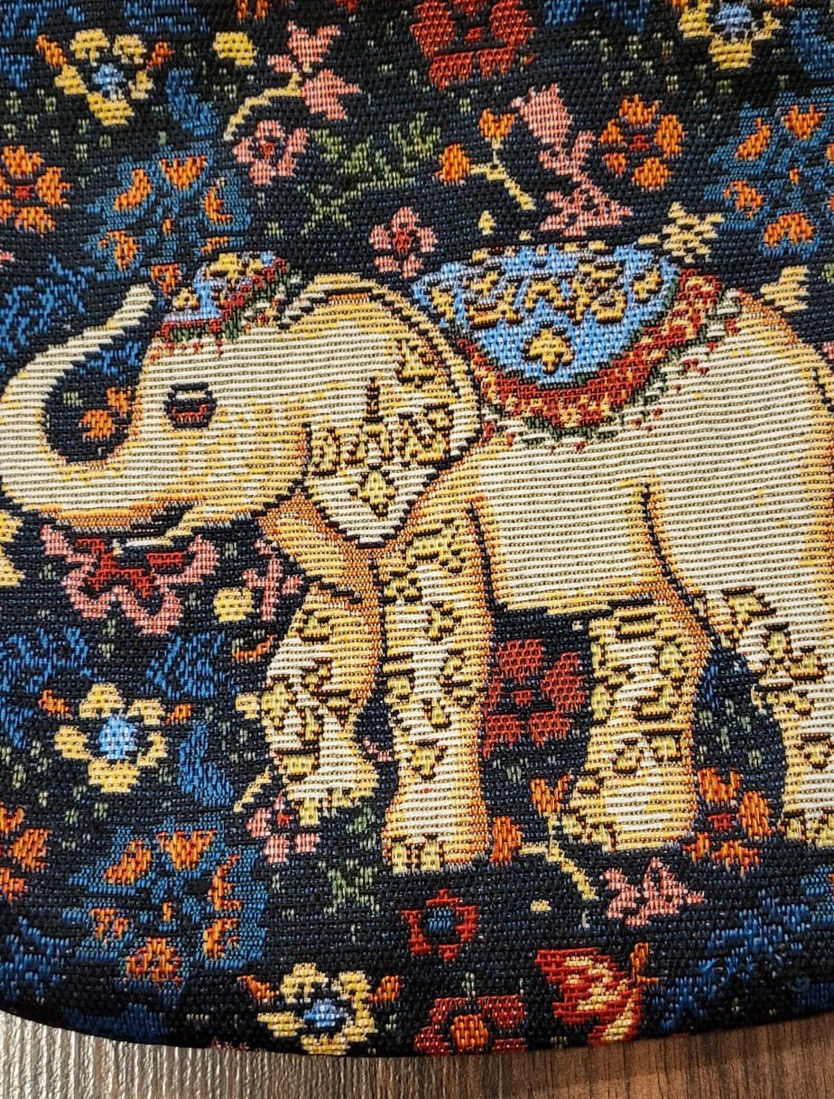 Süße bestickte Handtasche Elefant