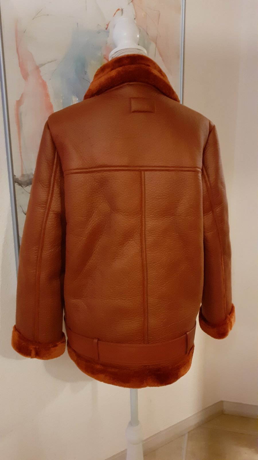 NA - KD Winterjacke, Lammfellmantel, Bikerjacke