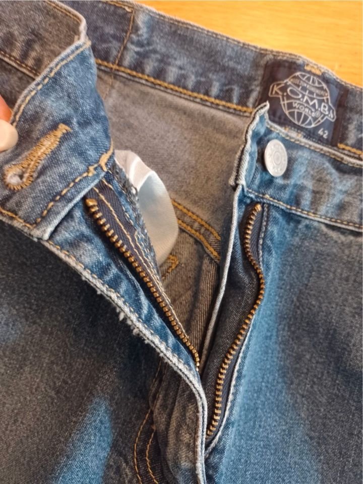?.O.W. Stylische Hose, Jeans. 100% Baumwolle. Große 42.