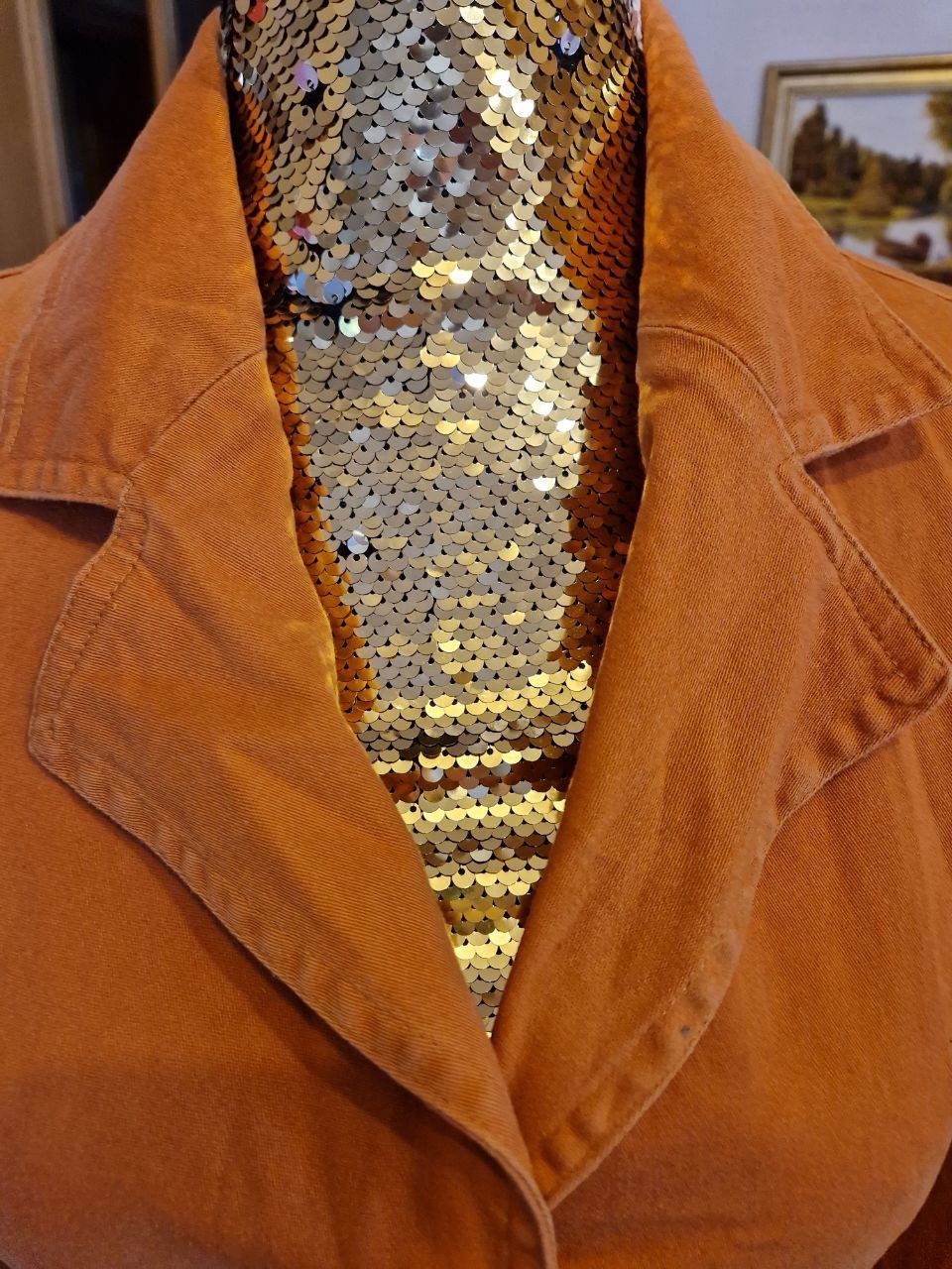 Wunderschöne Damenjacke. Blazer.  Baumwolle.  Größe S. 