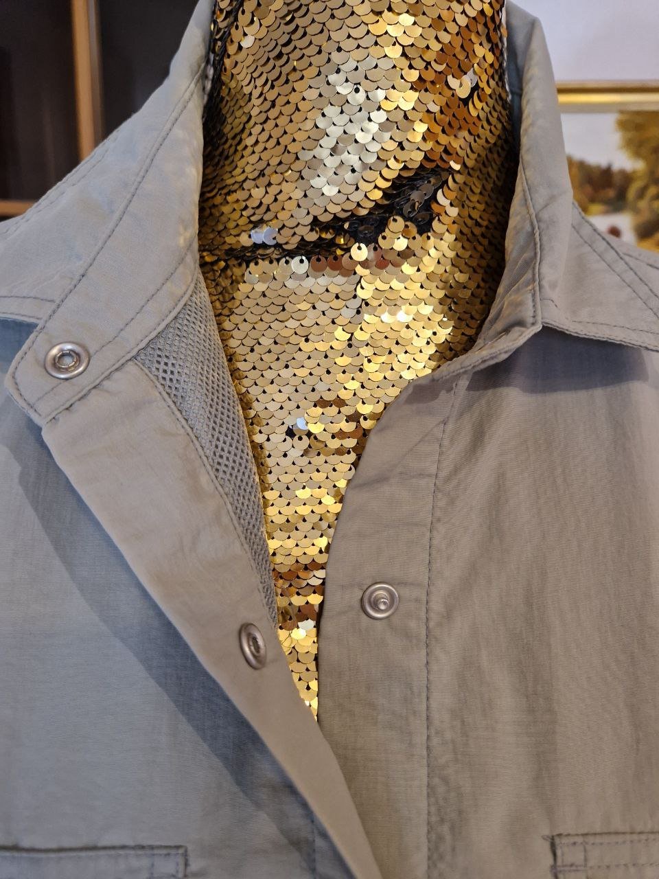 Bicycles. Praktische Hemd - Bluse. Größe 44 ( XL-XXL ).