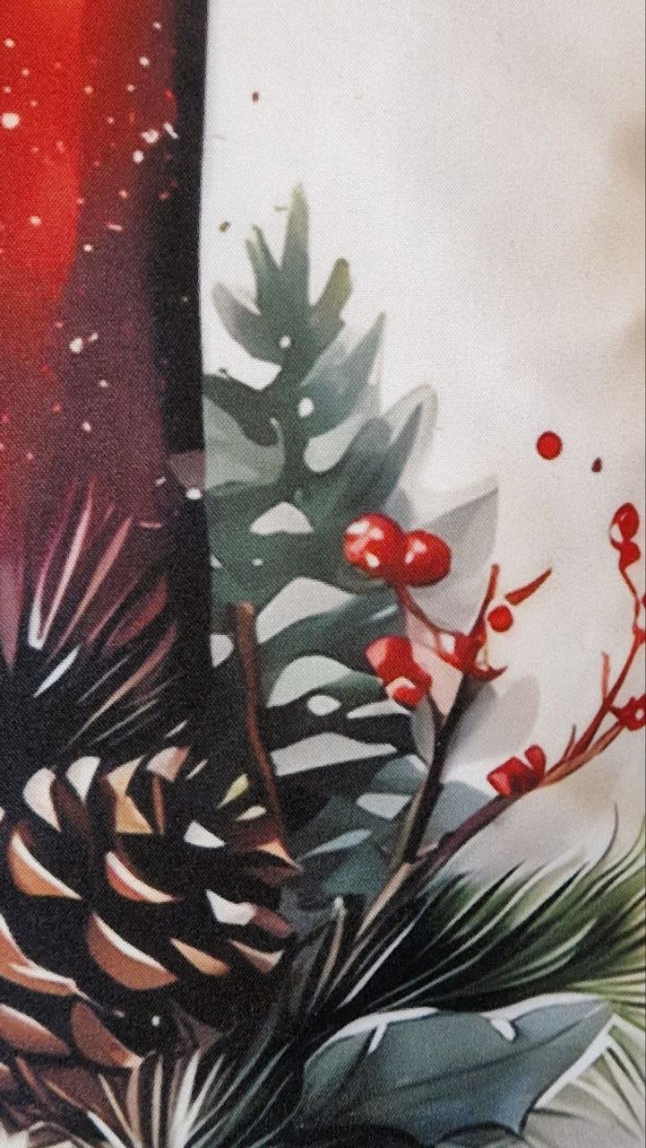 Set. 2 Kissenbezüge. Weihnachten. Geschenk.  Deko. 45 / 43 cm. 