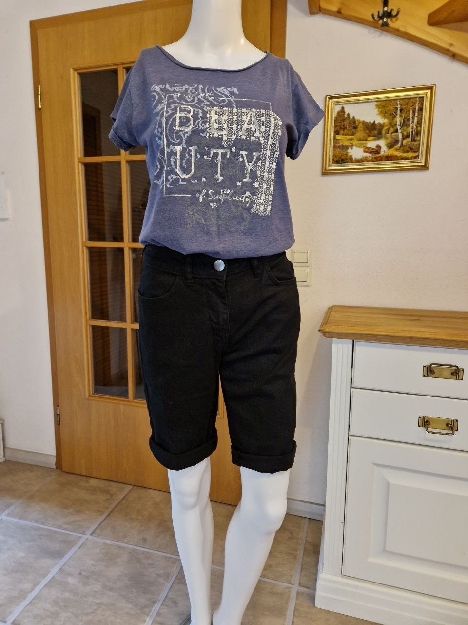 Gina Benotti.  Wie neu.  Bequeme schwarze Shorts.  Größe 38.  