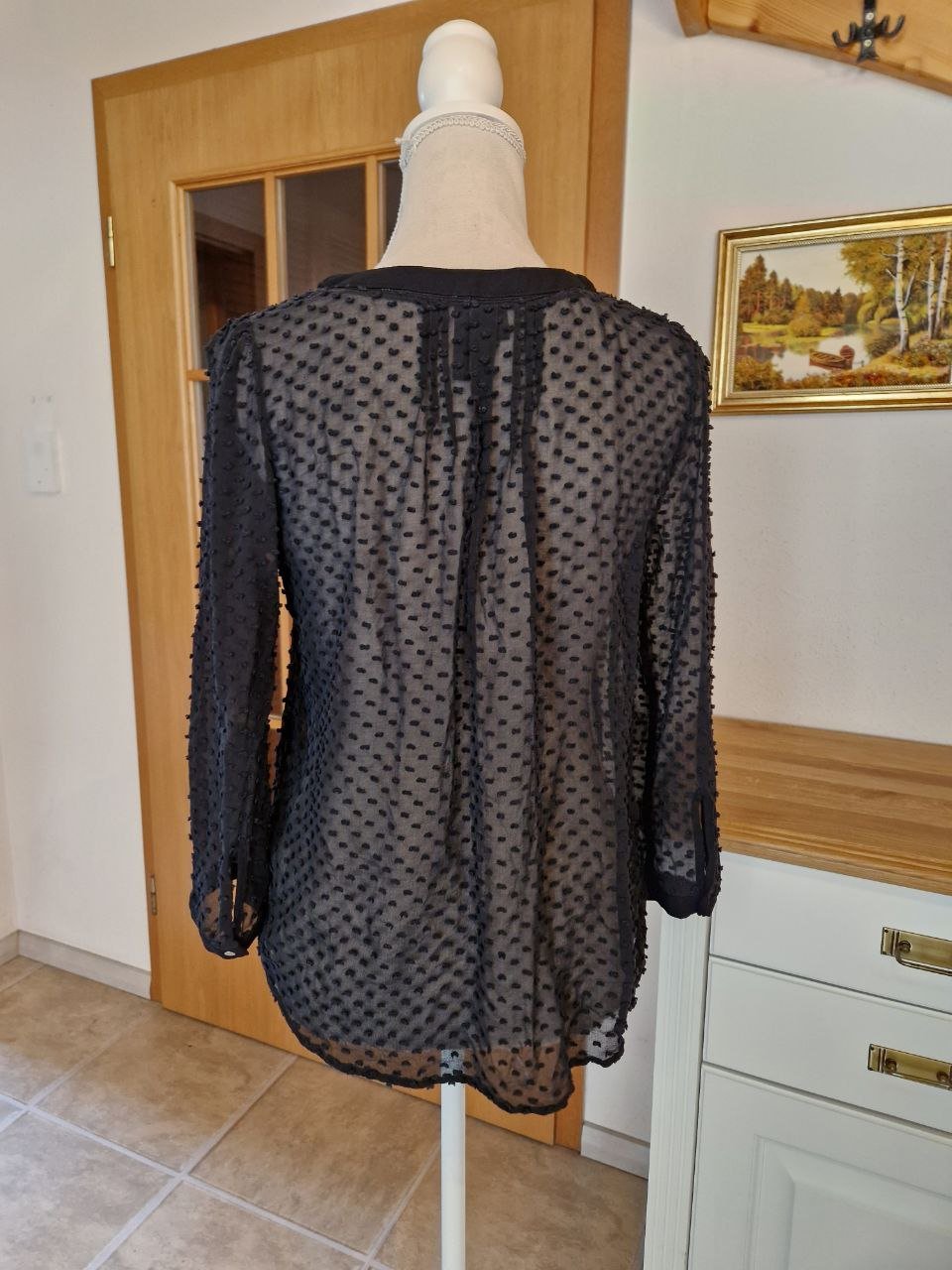  Mango. Elegante Bluse. Größe S. Polyester. 