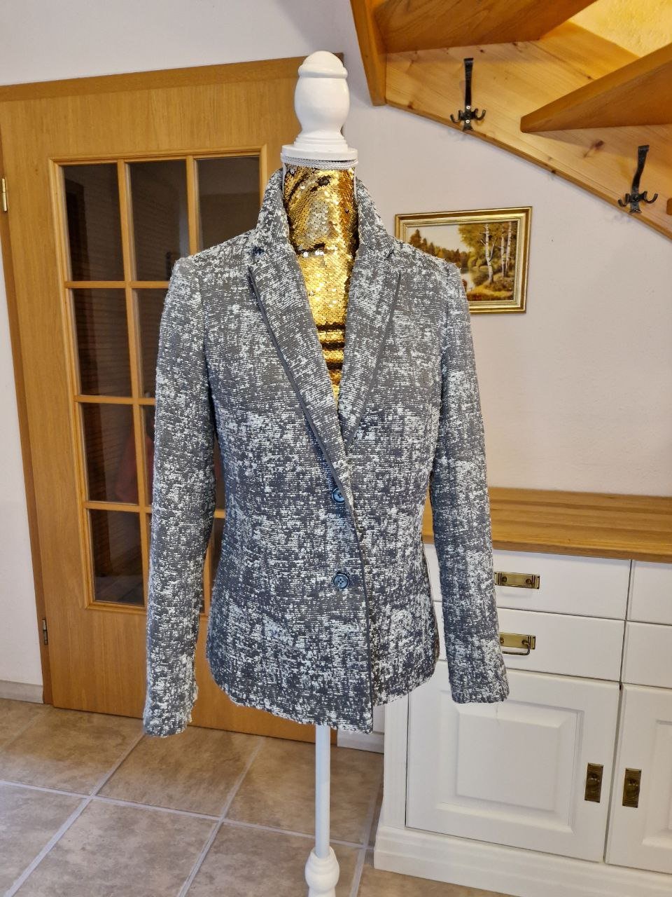  Charles Vögel.   Praktische elegante Jacke, Blazer.   Größe M. 