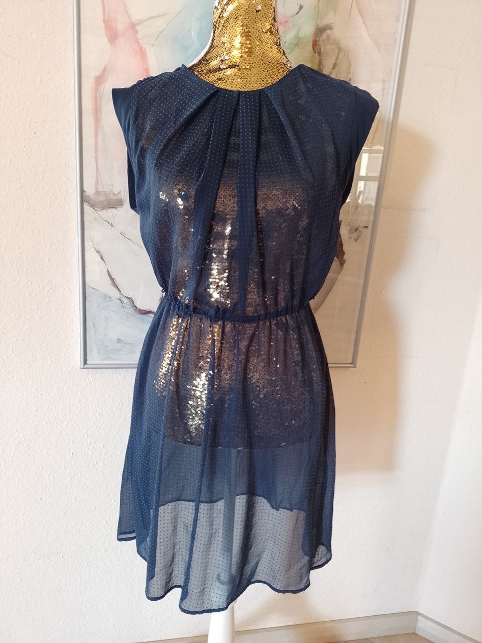 Mango.  Schönes Sommerkleid.  Polyester.  Große S.  