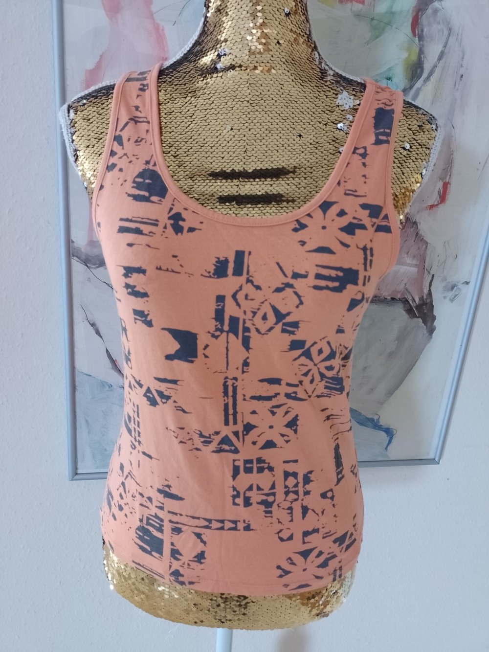 Wie neu. Schönes T-Shirt - Top. Größe S ( 36 ). Baumwolle