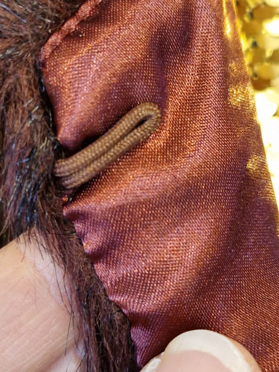 Weste aus Kunstfell.