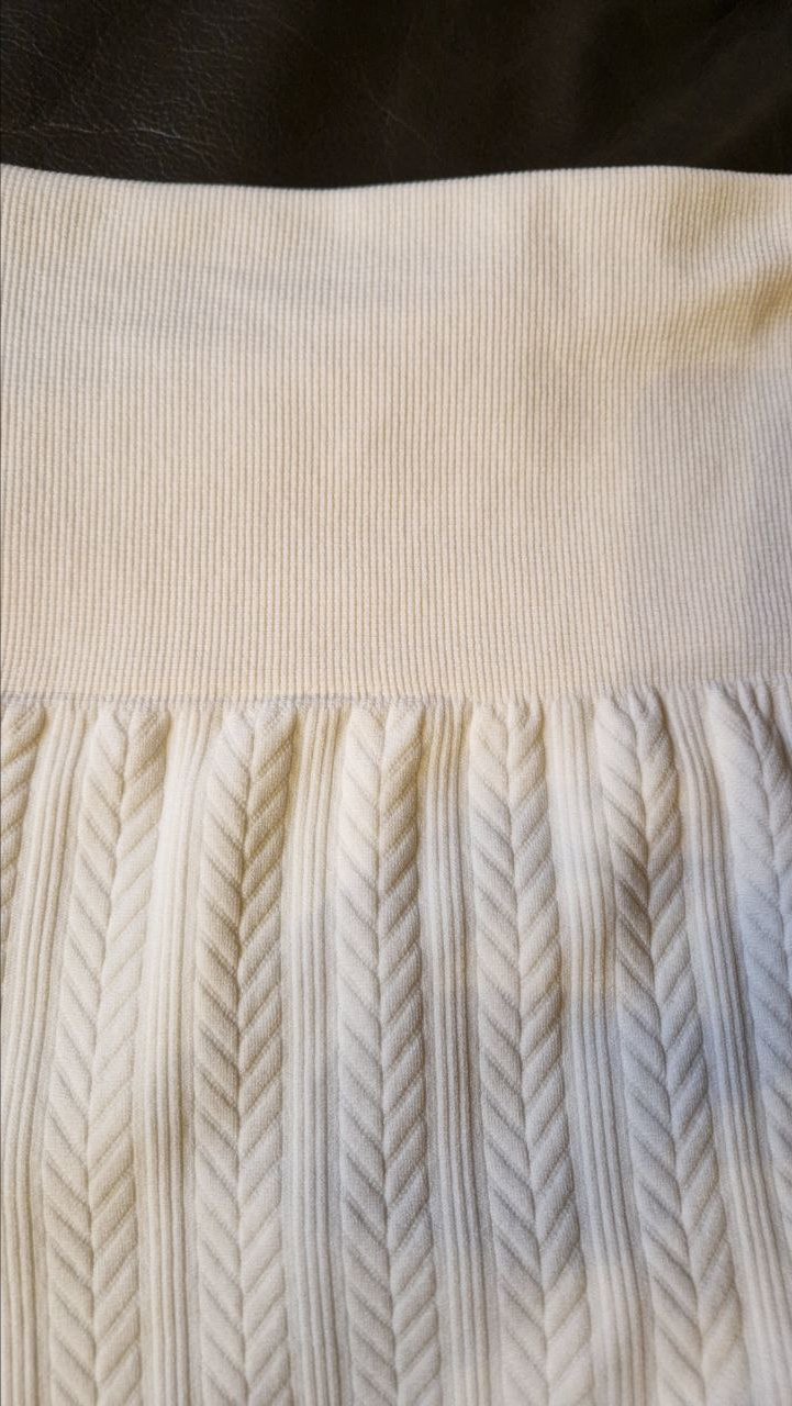  Warme weiße Leggings. Herbst-Winter. Größe L. 