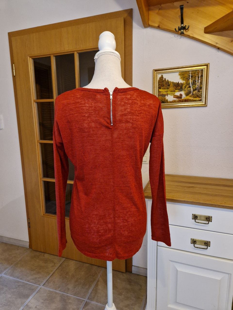 Janina. Bequeme Bluse - Tunika - T-Shirt . Größe S. 