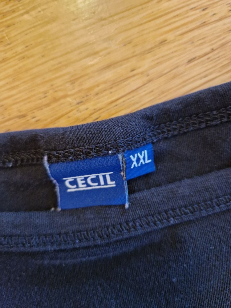 Cecil. Bequemes T-Shirt - Top - Trägerhemd.  Baumwolle.  Gr. L-XL. 