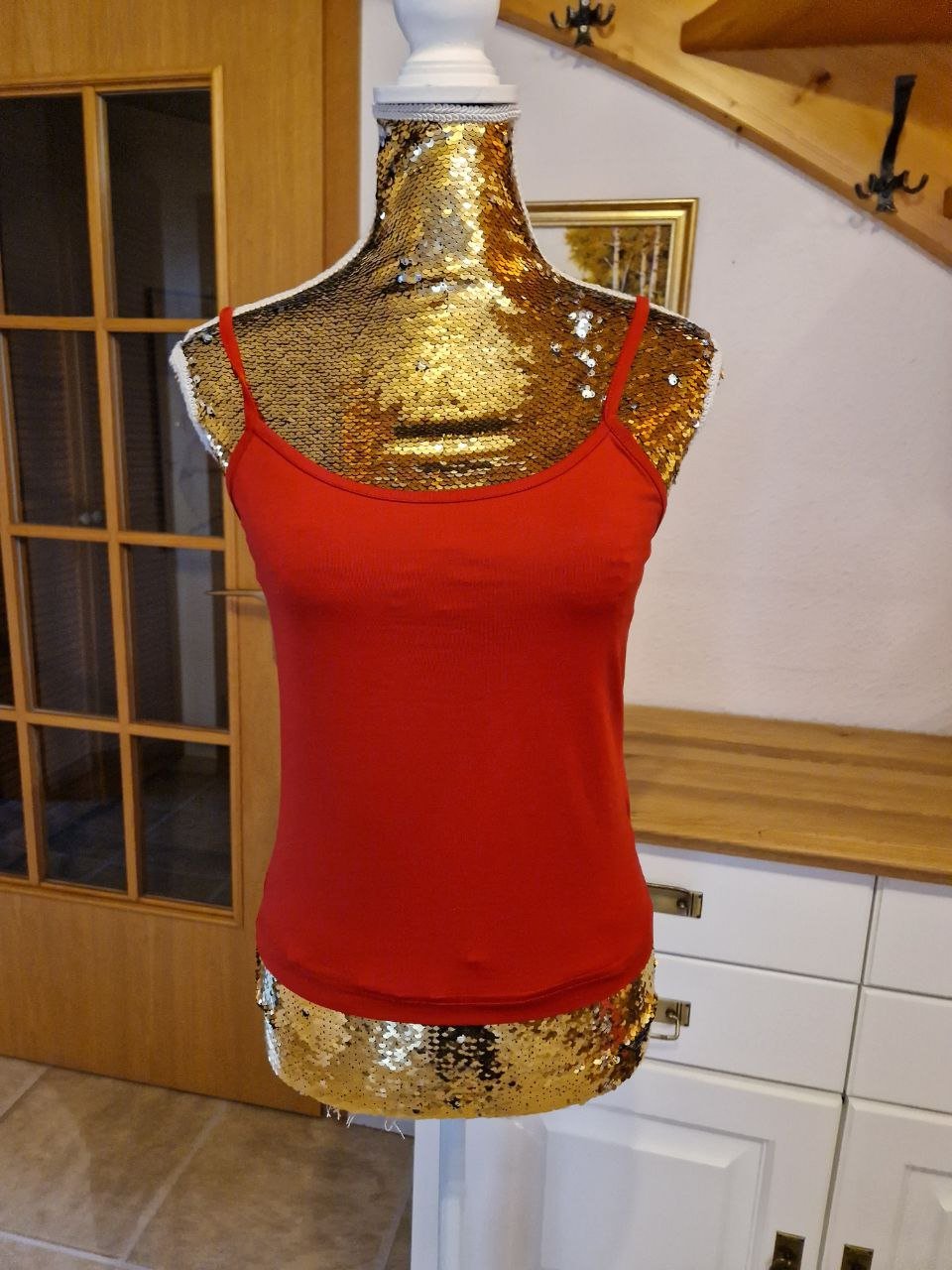 JOY. Bequemes T-Shirt - Top - Trägerhemd. Größe 36. 