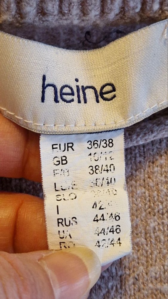 Heine. Schöner Pullover, Sweatshirt, Tunika. Größe M. 
