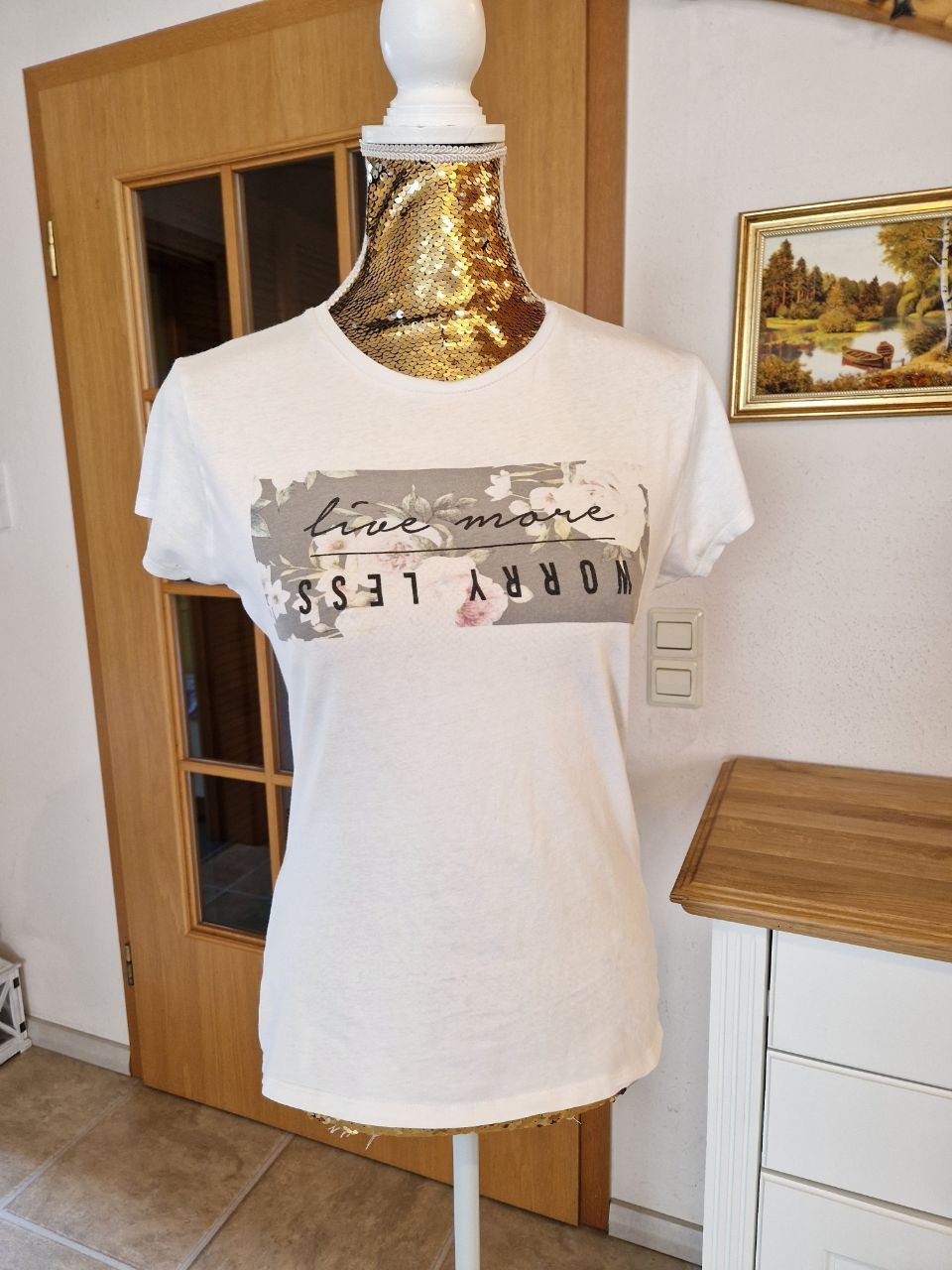 Primark. Bequemes  T-Shirt. Größe 38. Baumwolle.