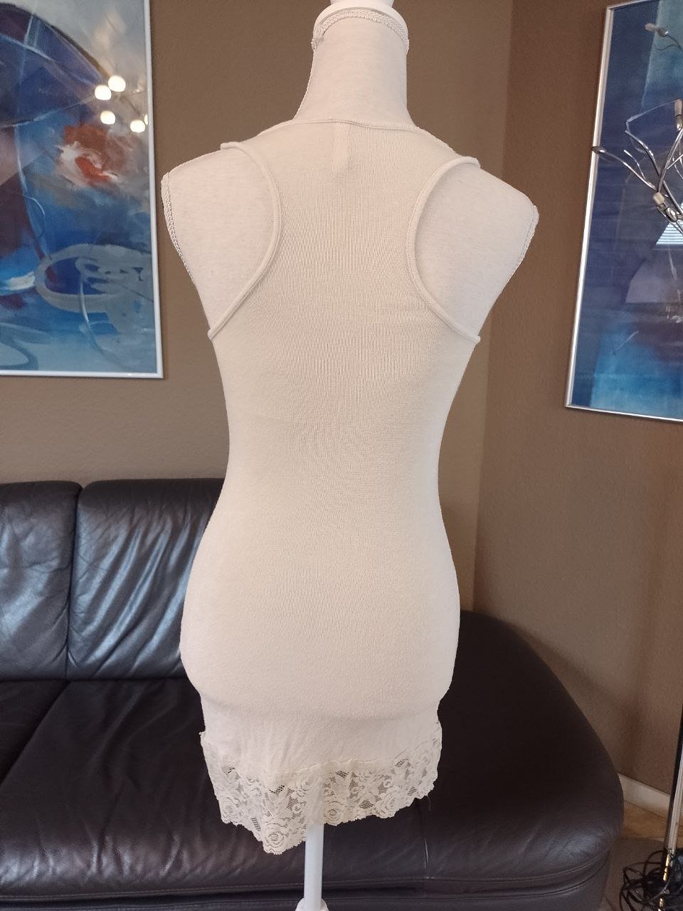  Top.  Polyester + Baumwolle.  Größe XS.