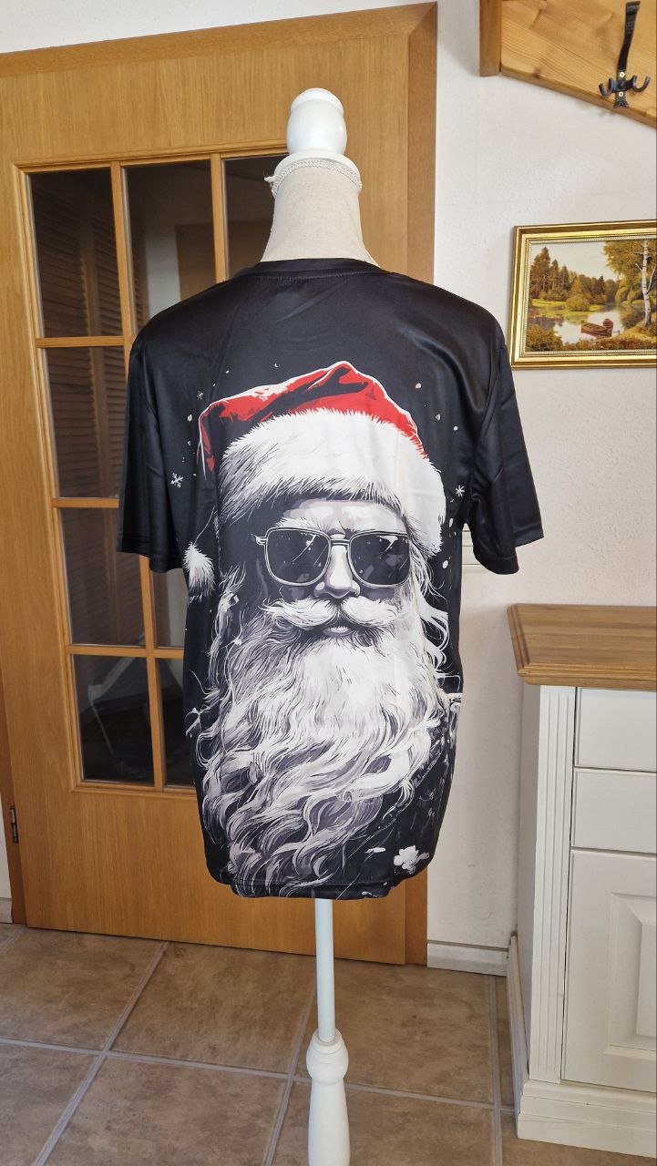 Weihnachtliches Herren-T-Shirt. Größe M. 