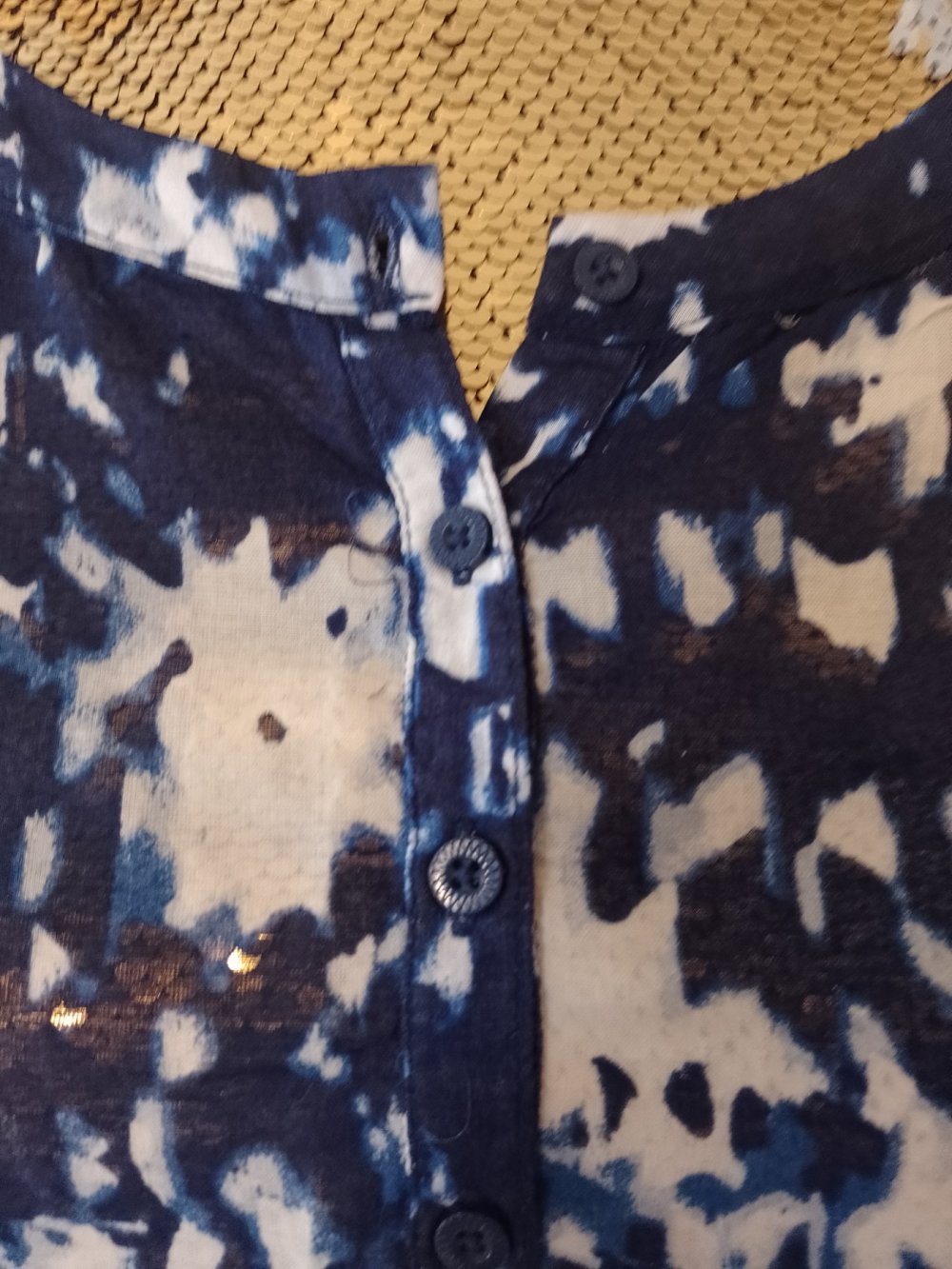 Cecilia Elegantes T-Shirt - Bluse - Top. Baumwolle. Größe M. 