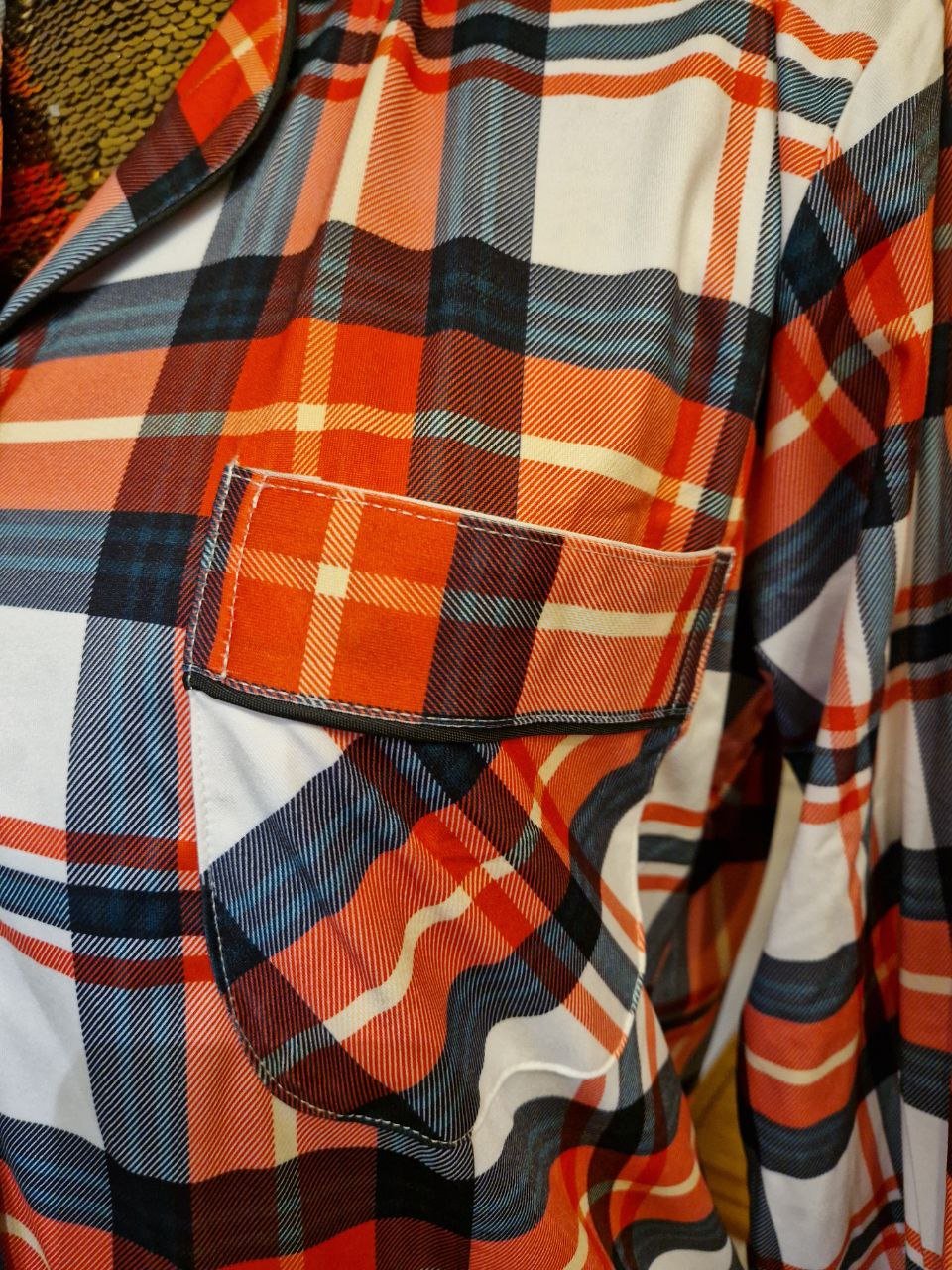 Weihnachts-Pyjama-Sets. Weihnachtsgeschenk. Langarm-Oberteil + Hosen.