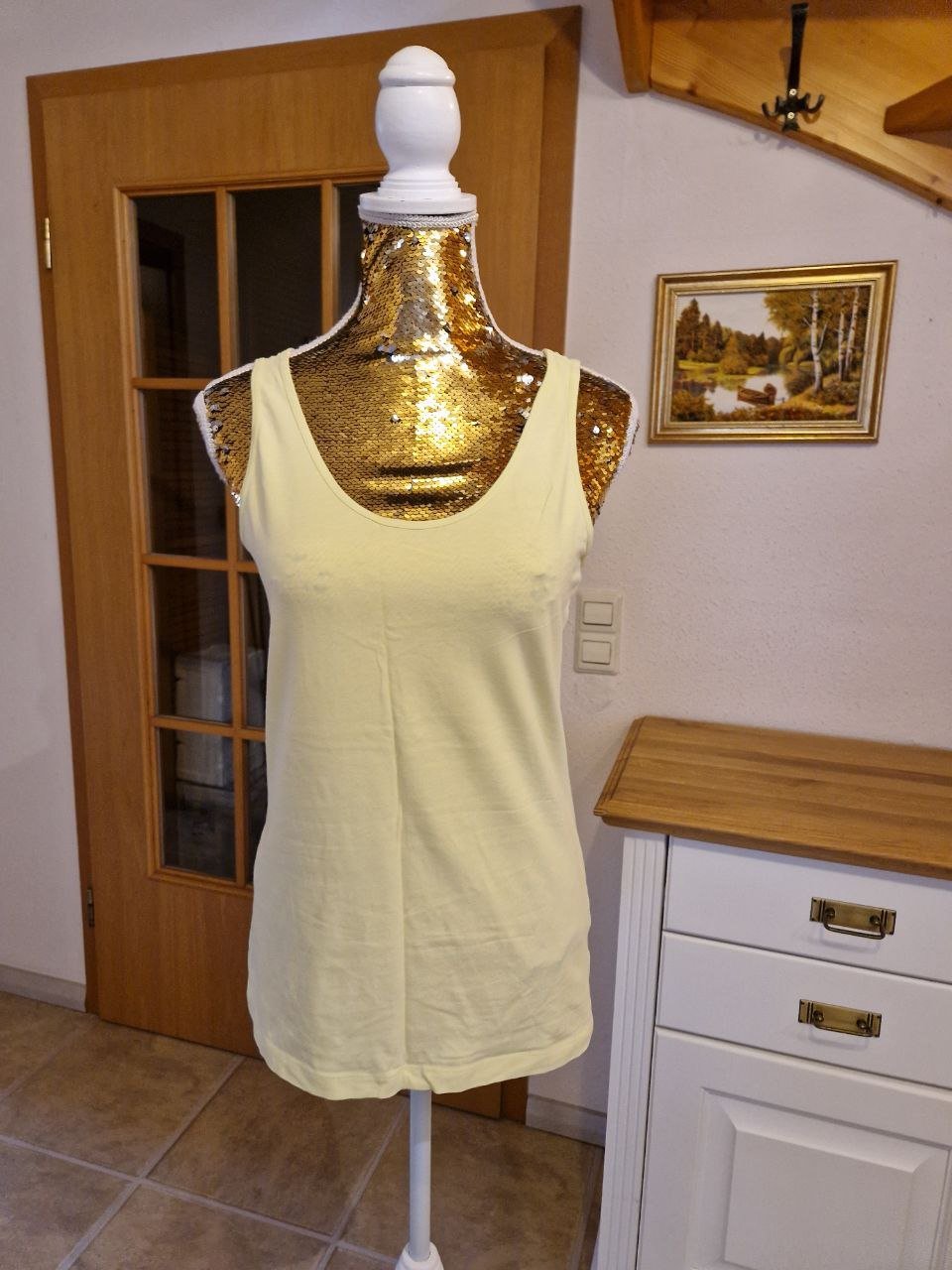 Blue Motion. Bequemes T-Shirt - Top - Trägerhemd. Größe M (40/42)