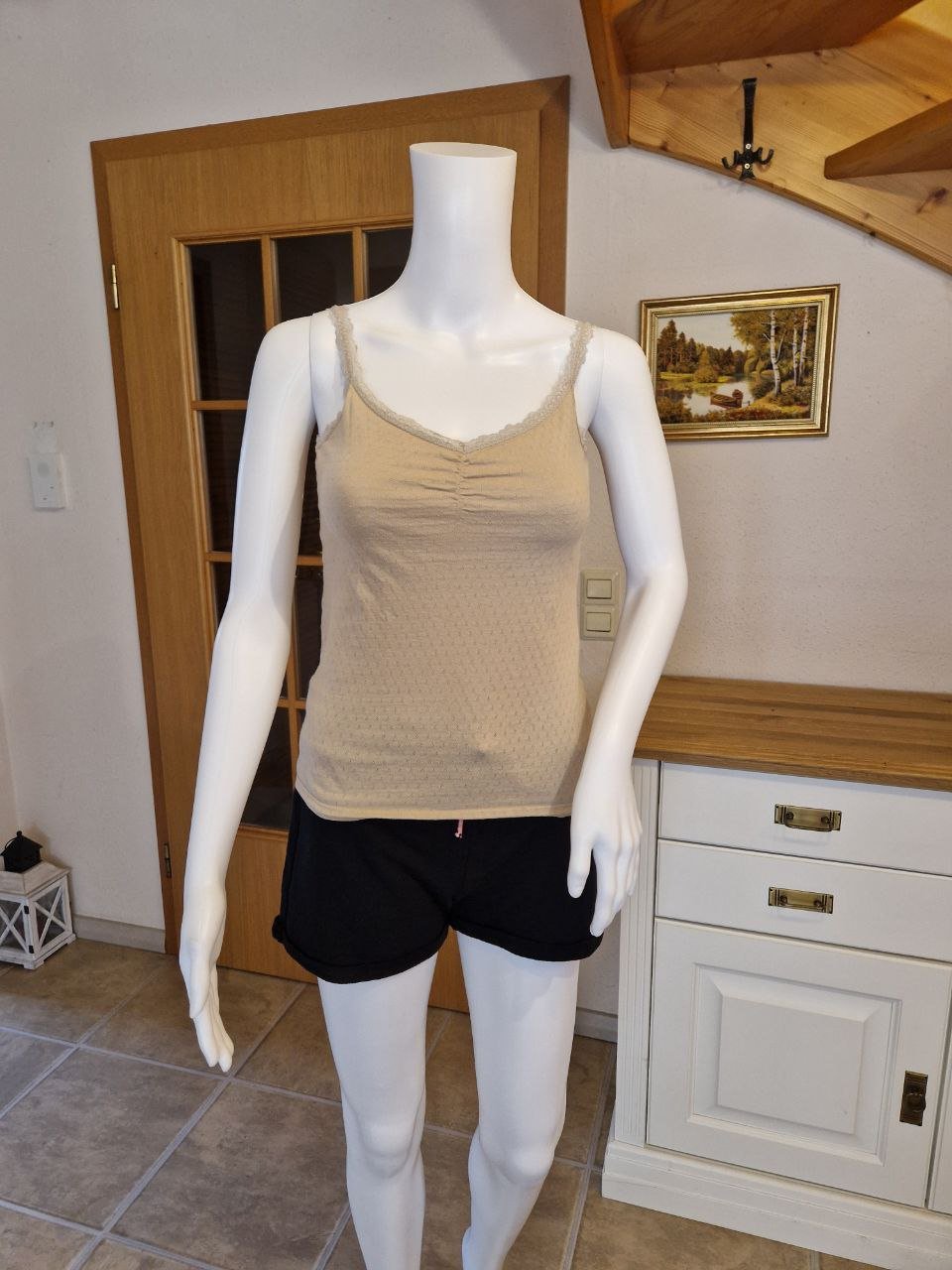 Pimkie.  Bequemes T-Shirt - Top - Trägerhemd.  Größe XS. 