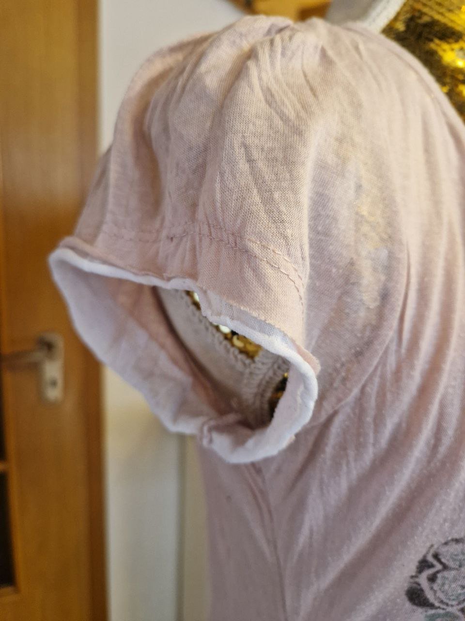 Porta Fortuna. Bequemes T-Shirt - Bluse. Größe S-M. Viskose/Polyester. 