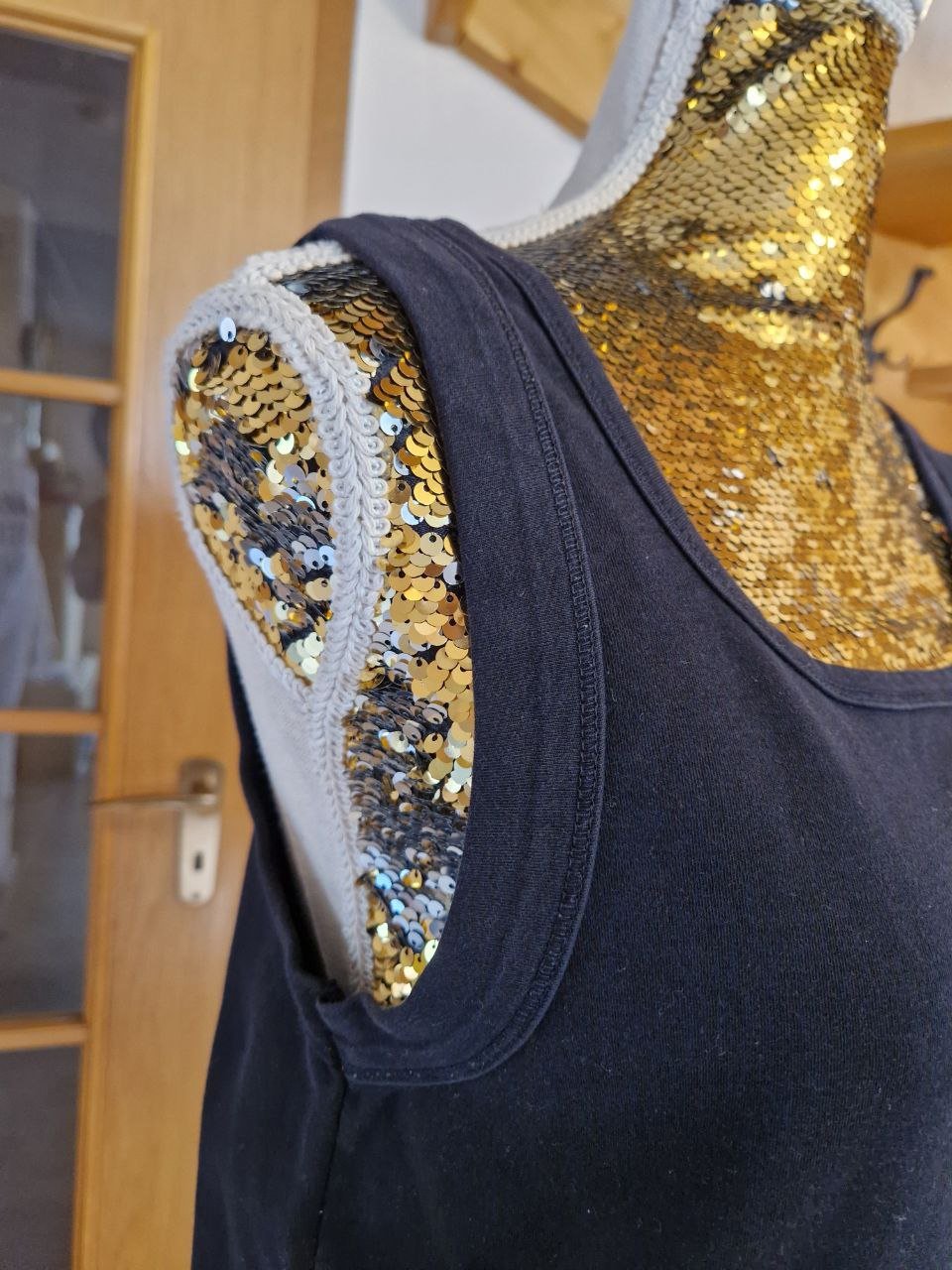 Cecil. Bequemes T-Shirt - Top - Trägerhemd.  Baumwolle.  Gr. L-XL. 