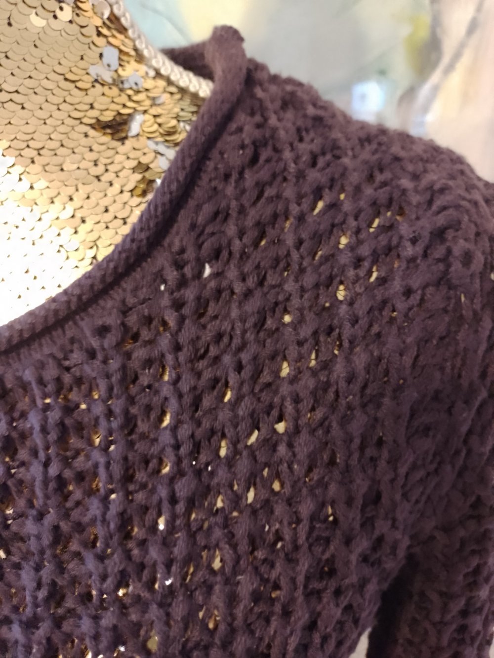 Only. Schöner Pullover, Strick, Jersey. Farbe - Lila. Polyakril. Größe S. 