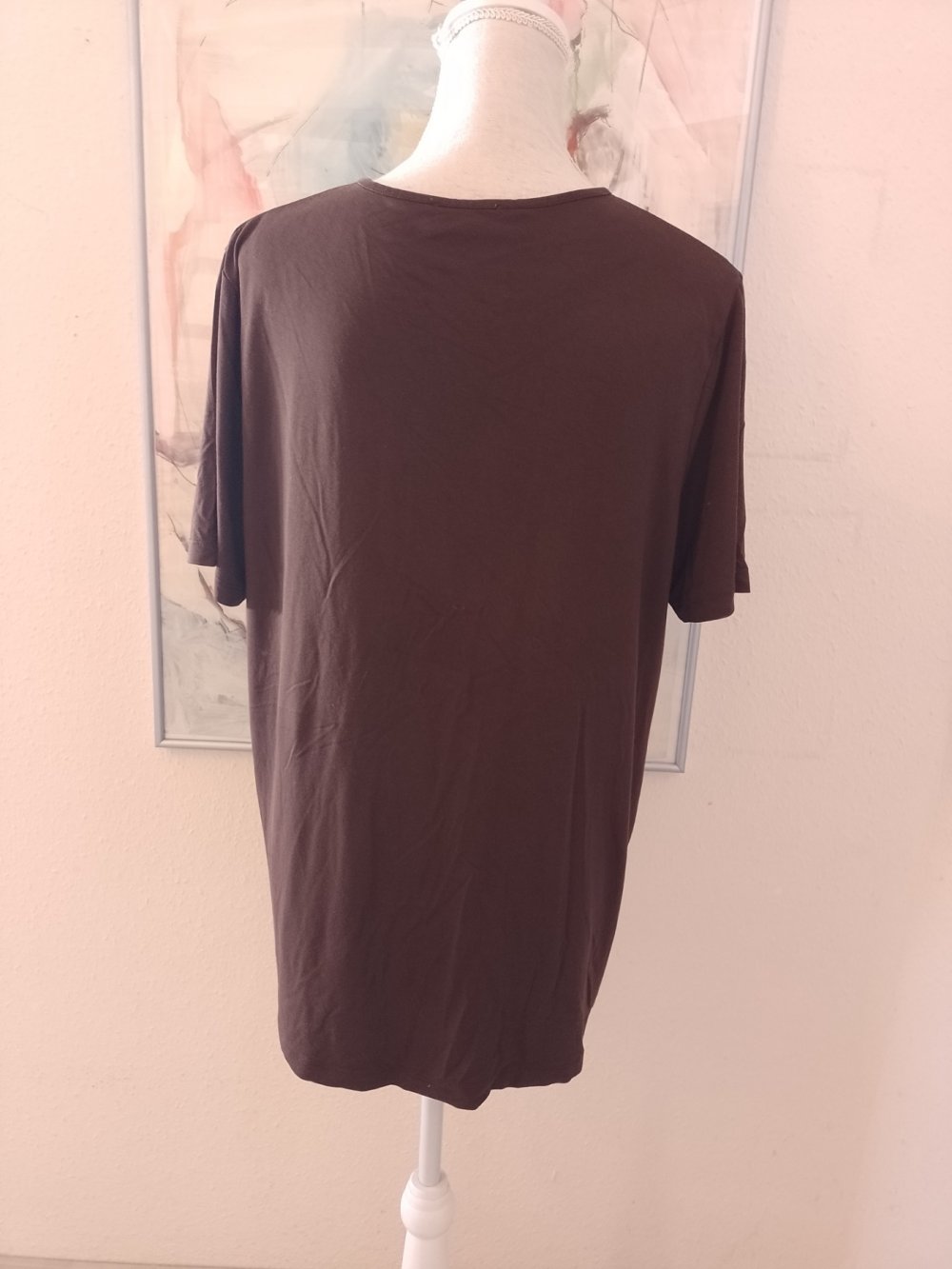 Wie neu. Schönes T-Shirt - Bluse - Tunika . Viskose. Größe 46. 