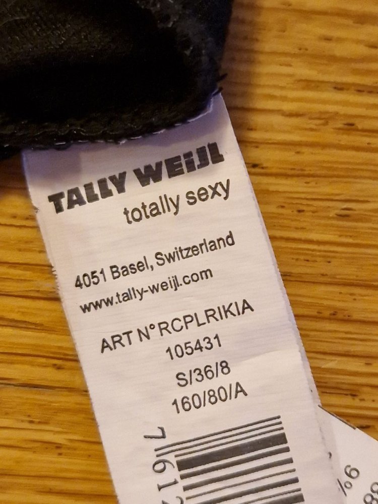 Tally Weijl. Schönes Sommerkleid. Schwarzes Partykleid. Große S. 