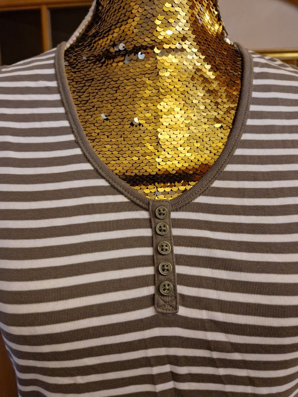 Gerry Weber.  Top - T-Shirt.  Größe L.  Baumwolle. 