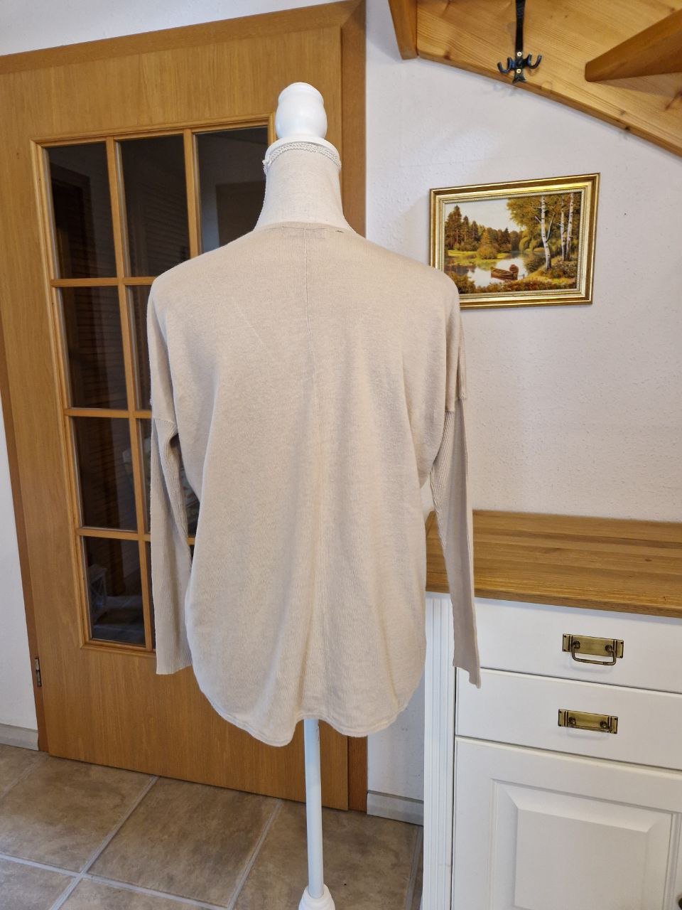 Bequemes T-Shirt - Strick  -Tunika .   Größe XL- 2XL. 