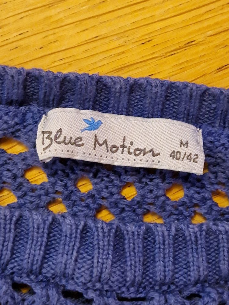 Blue Motion.  Schöner Pullover.  Große M.  Baumwolle.