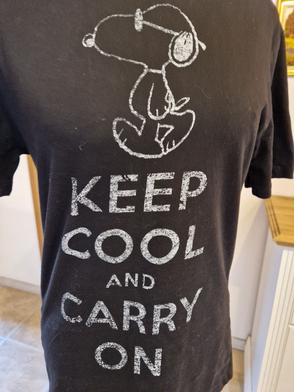 Bequemes T-Shirt. Größe S. Baumwolle. 