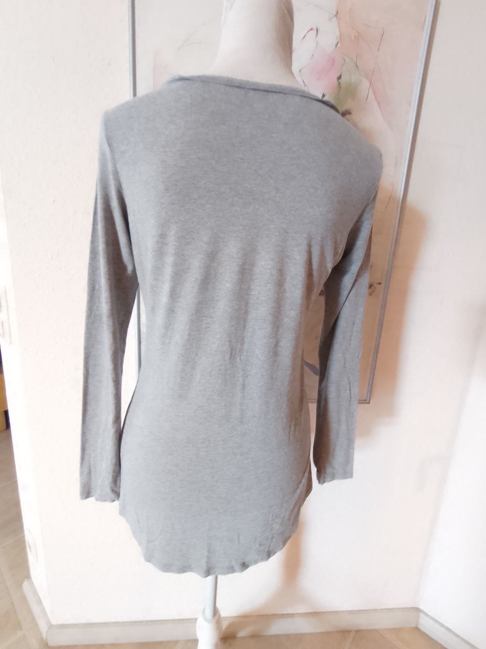 Elegantes T-Shirt - Bluse. Viskose + Polyester. Größe S.