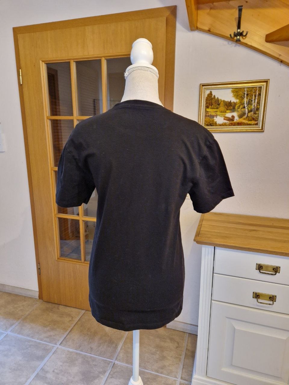 Bequemes T-Shirt. Größe S. Baumwolle. 