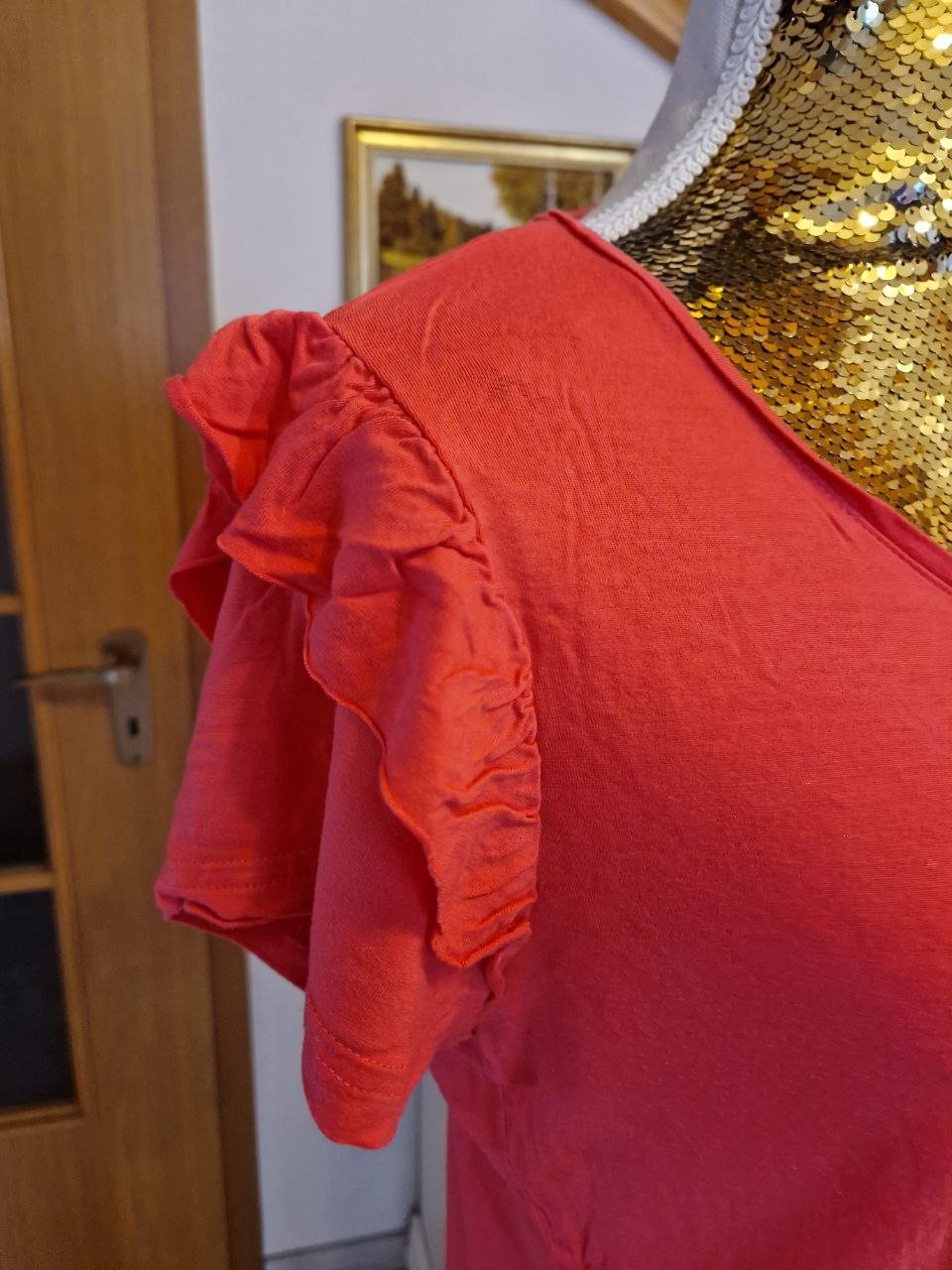 Blue Motion.  T-Shirt - Top - Bluse.  Größe 44/46.  Viskose. 