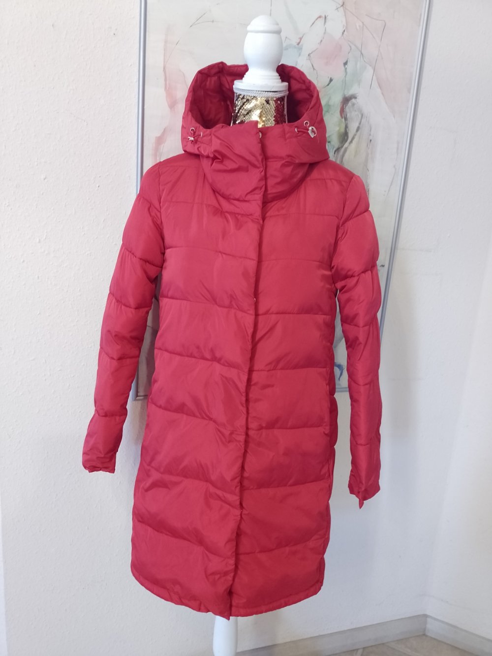 Schöne praktische warme Jacke. Mantel. Größe XS-S.