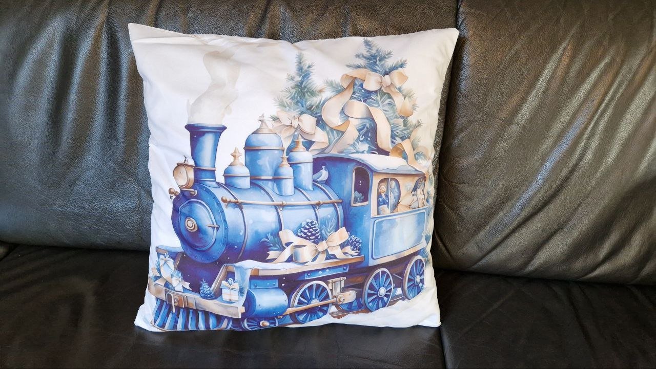 Set. 2 Stück Weihnachts - Kissenbezüge. 45 cm / 45 cm.