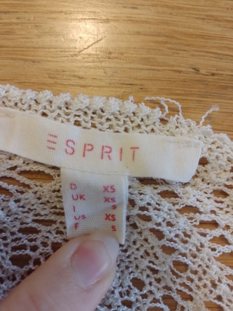 Esprit. Leichter Strickumhang. Größe XS-S. 