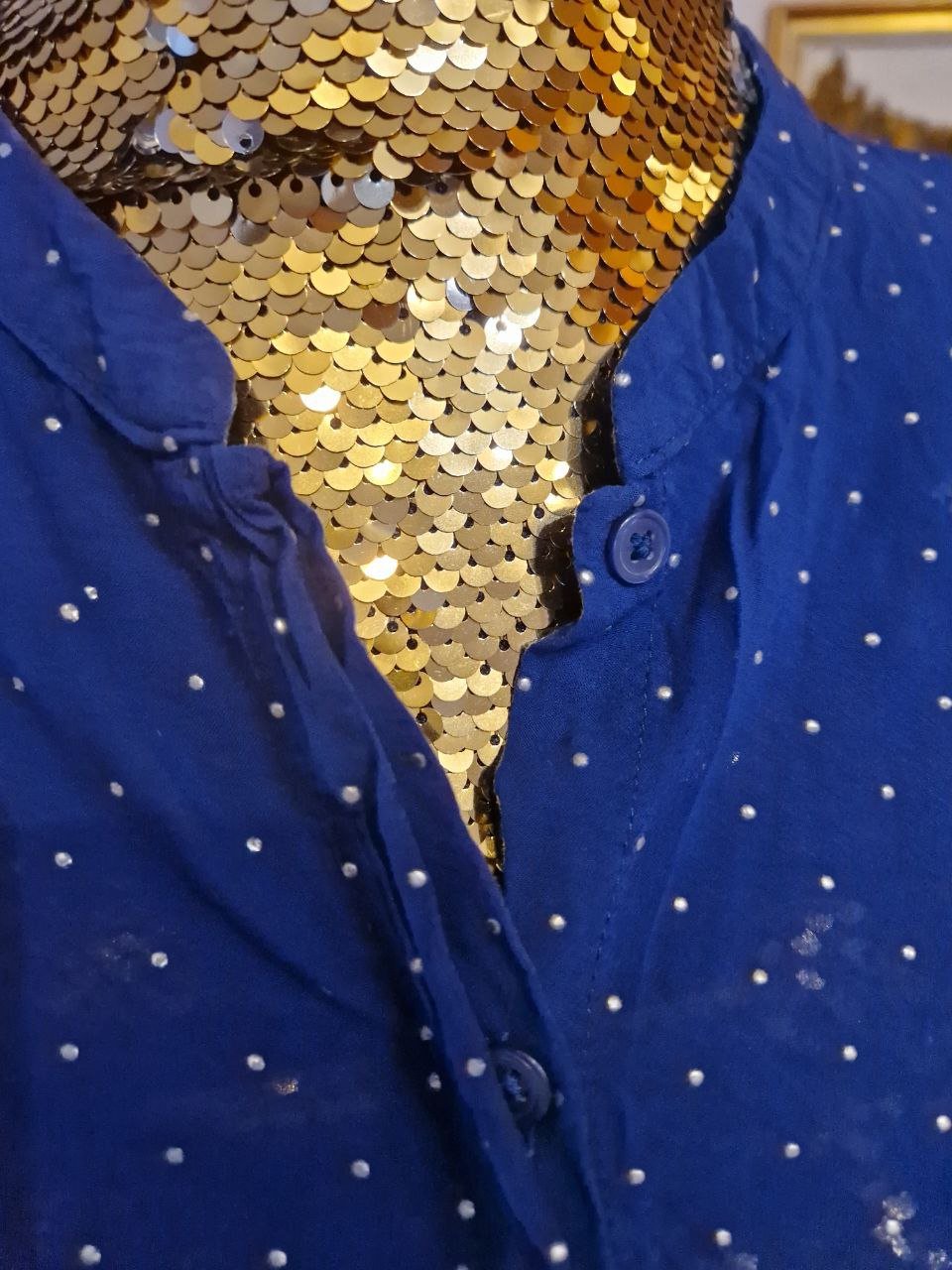 Elegante Bluse - Tunika - Hemd. Größe 36. 