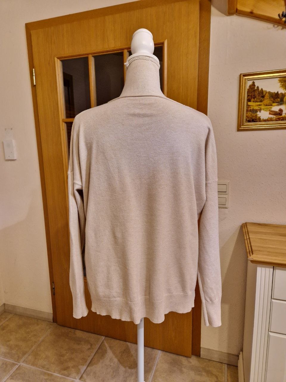 Beauty Woman.  Schöner Pullover, Sweatshirt. Weihnachtsmotiv.  Größe L/XL. 