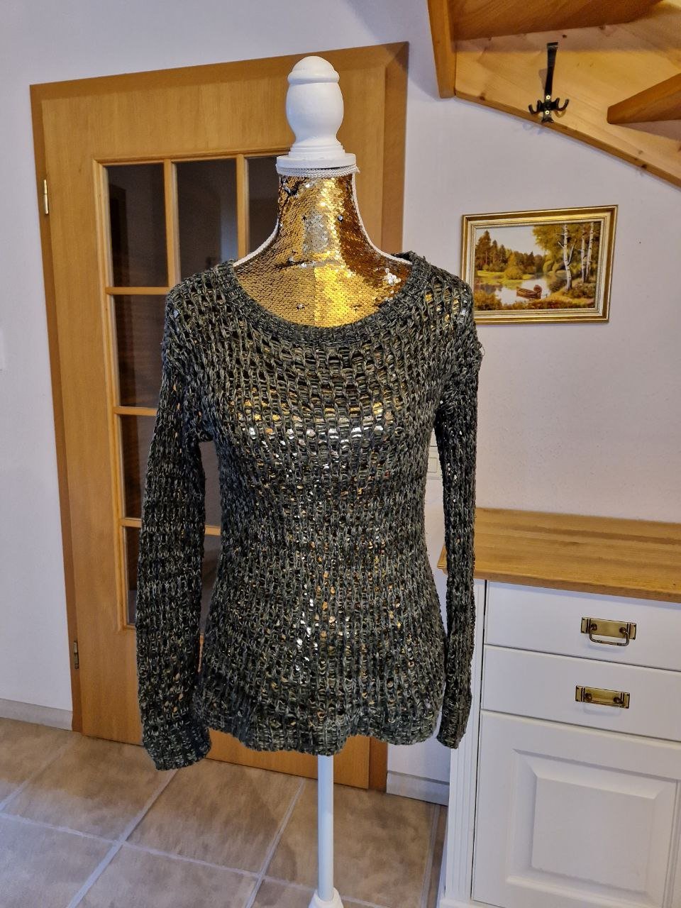  Pullover, Sweatshirt, Strick.  Größe S. 