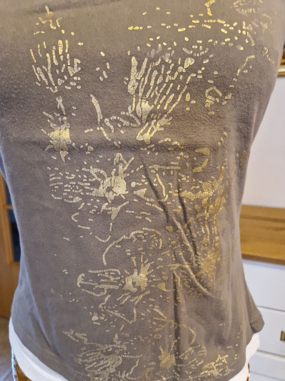 Clockhouse. Top. Baumwolle. Größe 36-38. 