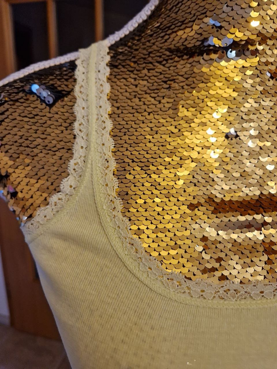 Cecilia Classics.  Bequemes T-Shirt - Top - Trägerhemd. 