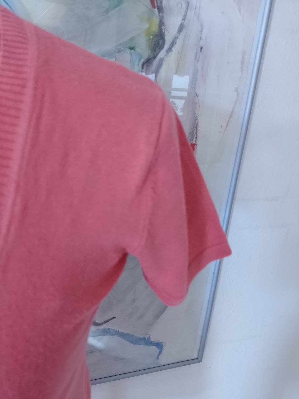 Y.O.U. Elegantes T-Shirt - Bluse. Baumwolle + Polyamid. Größe XS-S