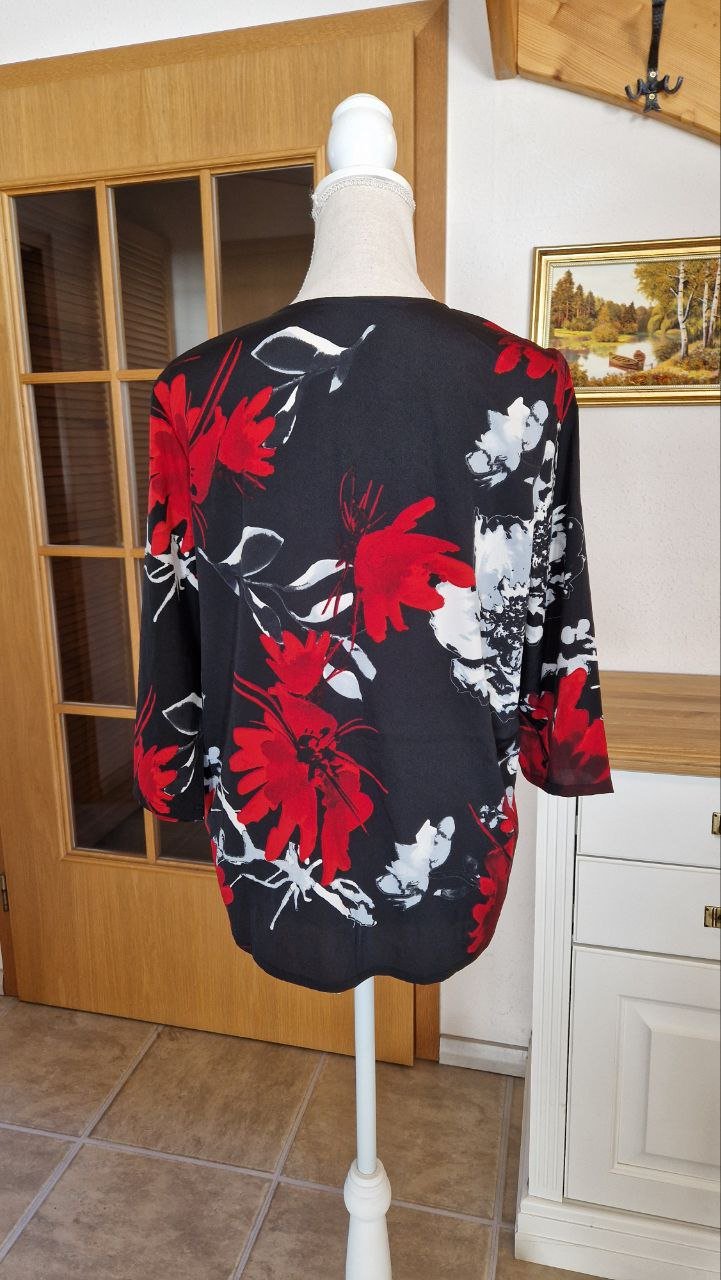 Leichter Umhang - Blazer. Größe L (40). Elastan + Polyester. 