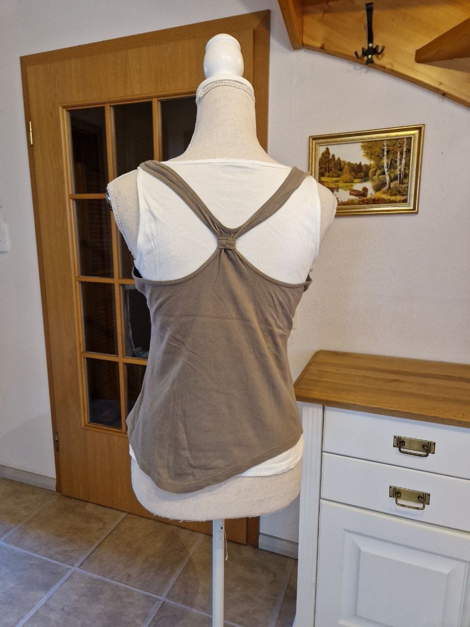 Clockhouse. Top. Baumwolle. Größe 36-38. 