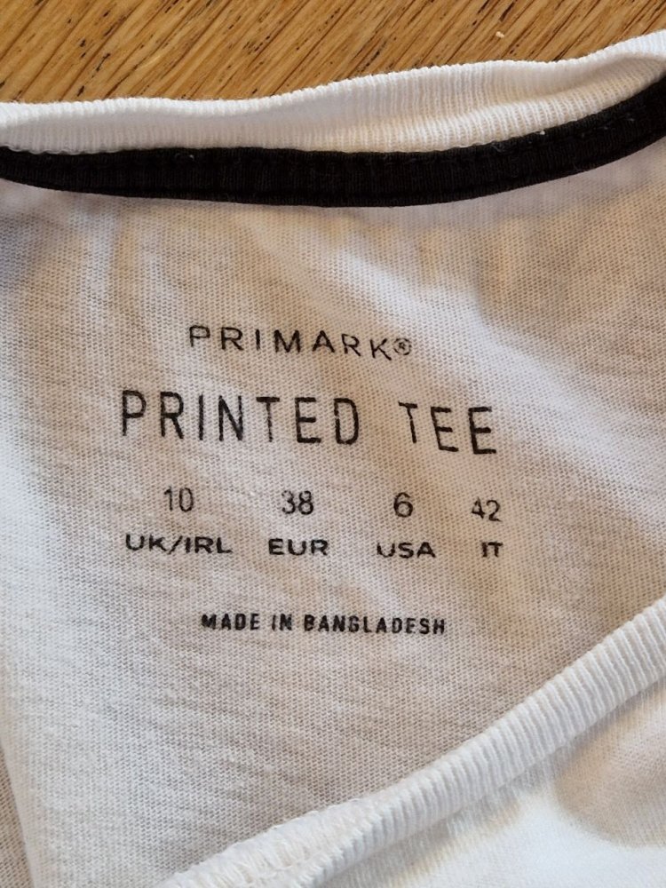 Primark. Bequemes  T-Shirt. Größe 38. Baumwolle.