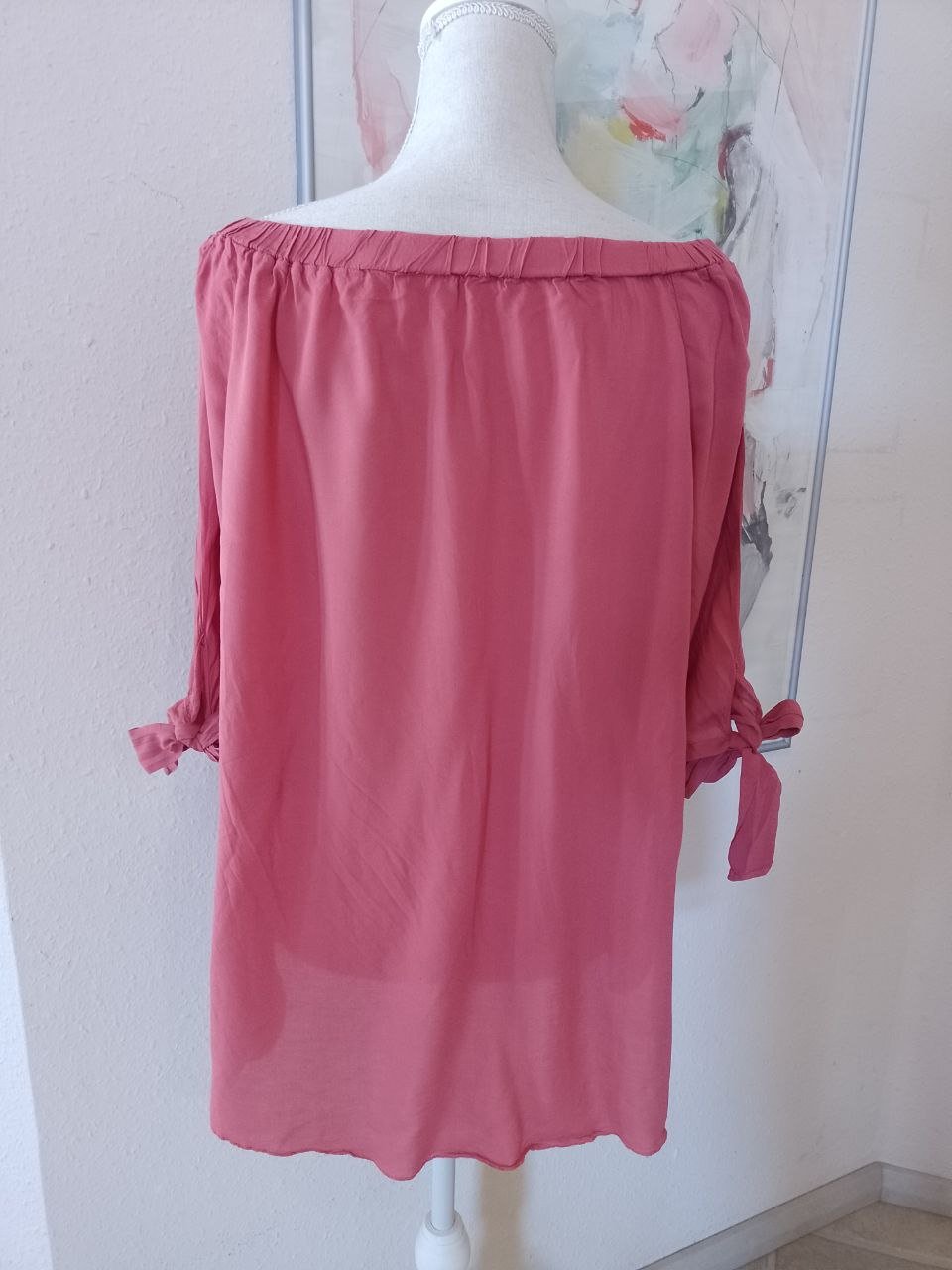 Mister*Lady. Elegantes Hemd - Bluse - Tunika. Viskose. Größe M.