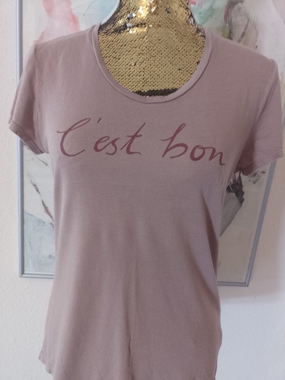 Re.draft. Bequemes T-Shirt - Bluse -Tunika. Modal + Baumwolle